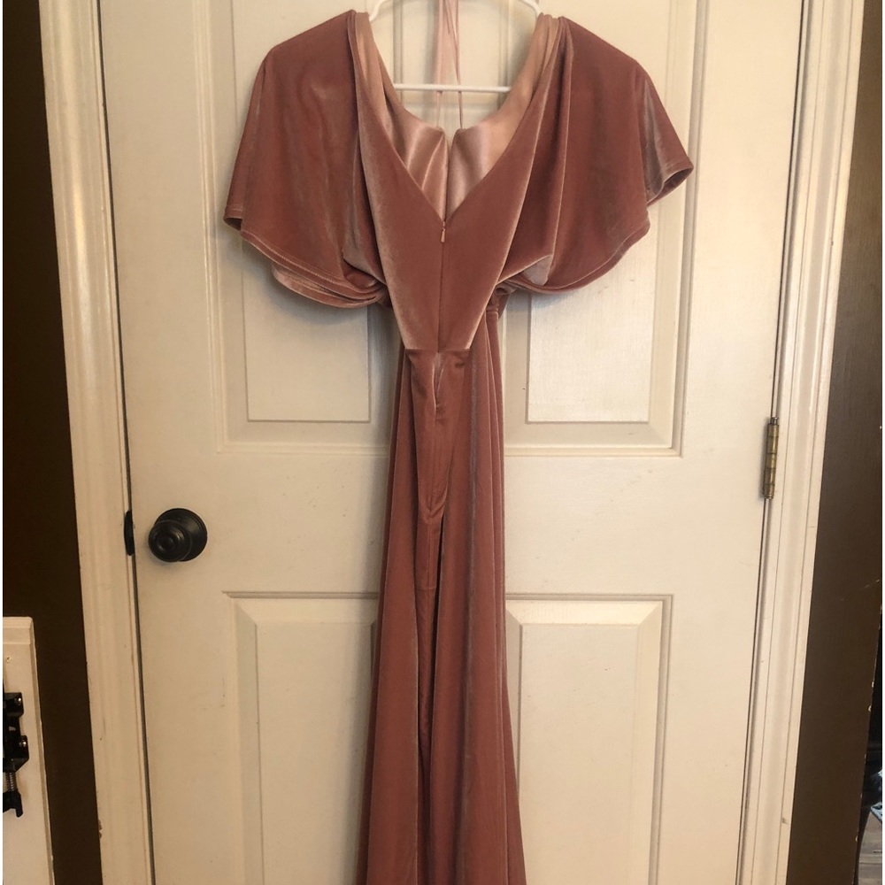 Formal blush colored gown